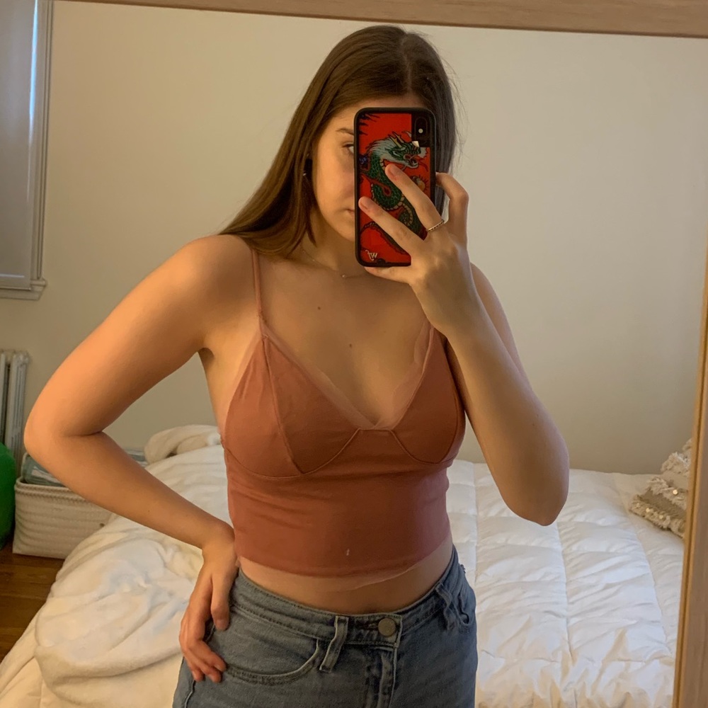 Urban Outfitters Tank with Mesh detail